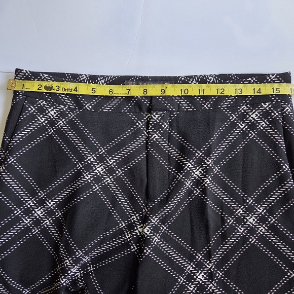 Zara Black and White Plaid Dress Pants - Picture 6 of 8